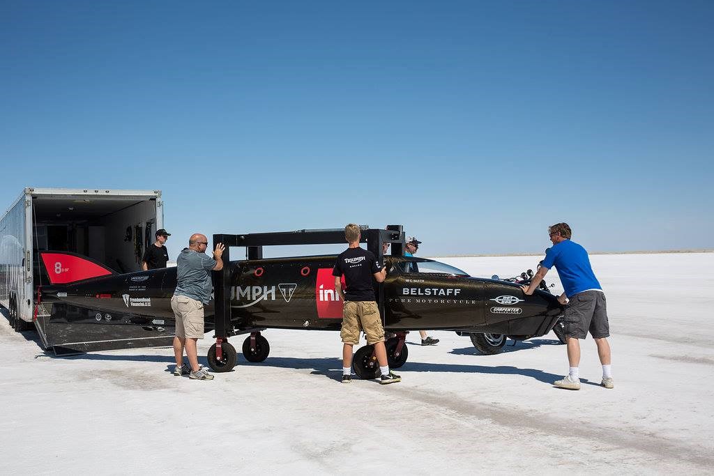 Fotogaleria: Triumph e Guy Martin à procura do recorde da velocidade