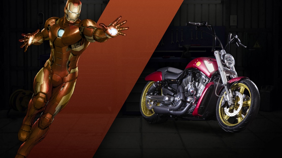 Harley Davidson e Marvel com colecção de motos especial