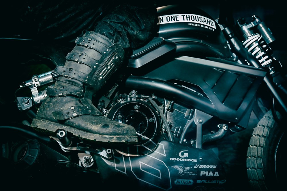 Kawasaki Vulcan S a Dethgrip da ICON 1000