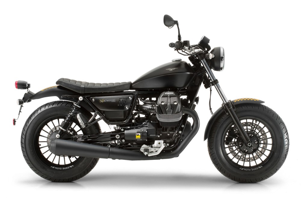 Moto Guzzi V 9 Bobber a custom desportiva