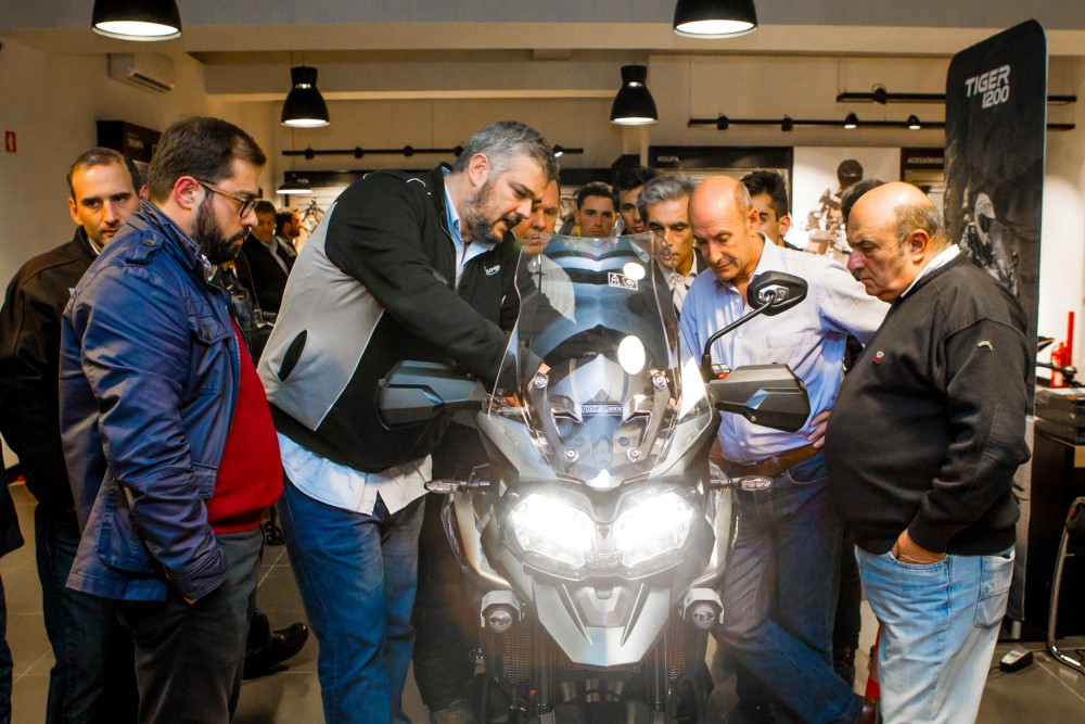 Triumph Tiger Tour passou por Lisboa