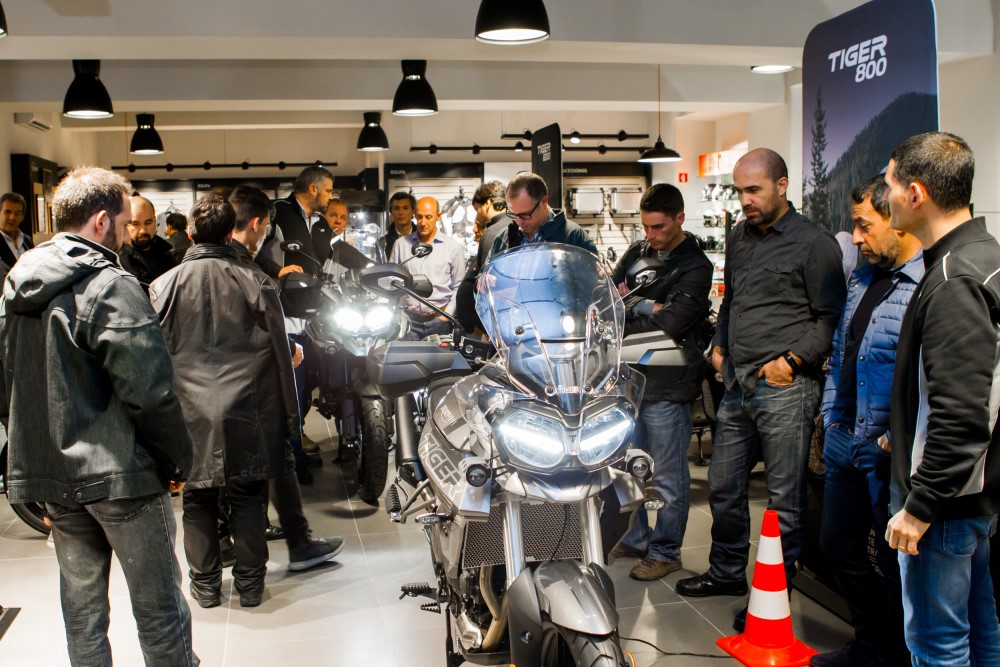 Triumph Tiger Tour passou por Lisboa