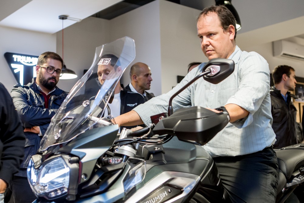 Triumph Tiger Tour passou por Lisboa