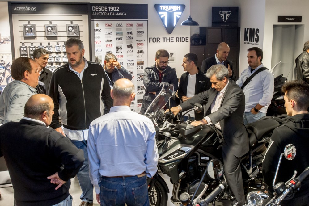 Triumph Tiger Tour passou por Lisboa