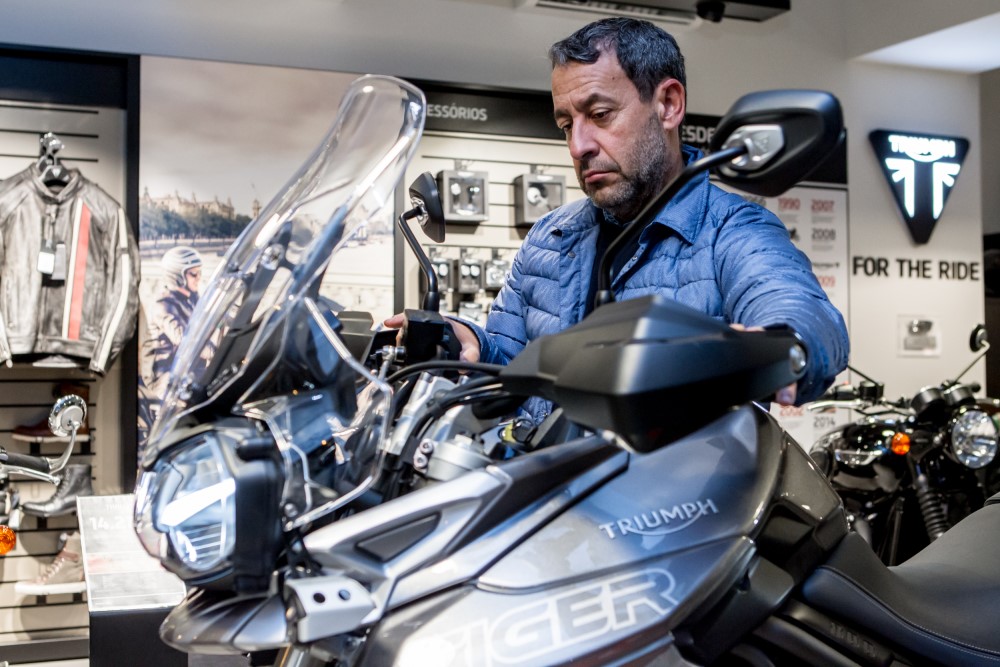 Triumph Tiger Tour passou por Lisboa