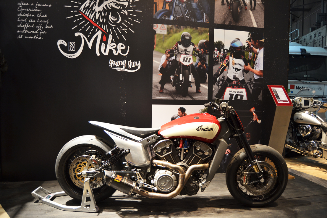 A Indian Motorcycle revela em Milão a sua Scout FTR1200 Custom