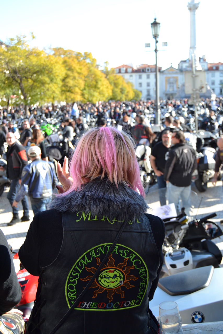 Manifestação de milhares de motociclistas no Rossio contra as medidas do Governo.