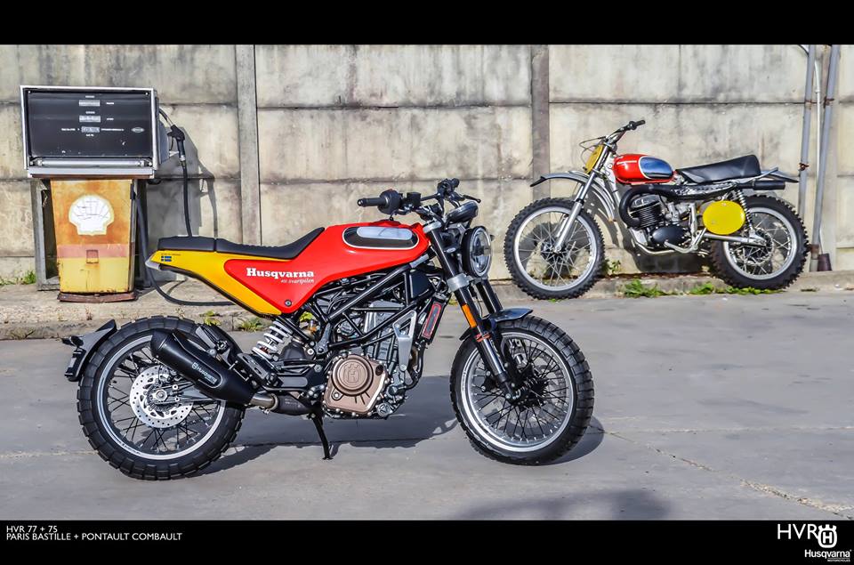 Husqvarna Svartpilen 401 de tributo a Steve McQueen