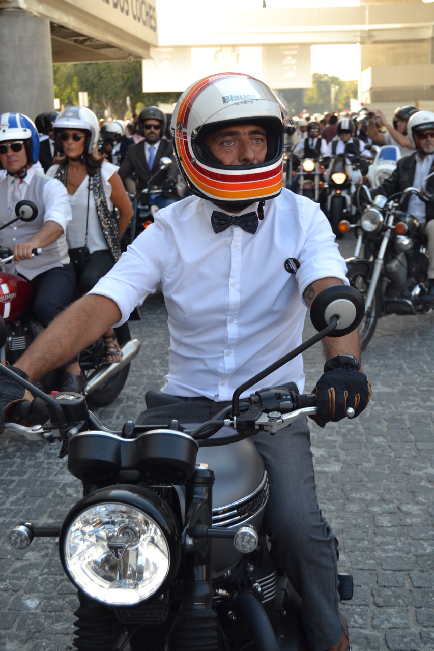 Centenas participaram no evento “Distinguished Gentleman’s Ride” e nós também.