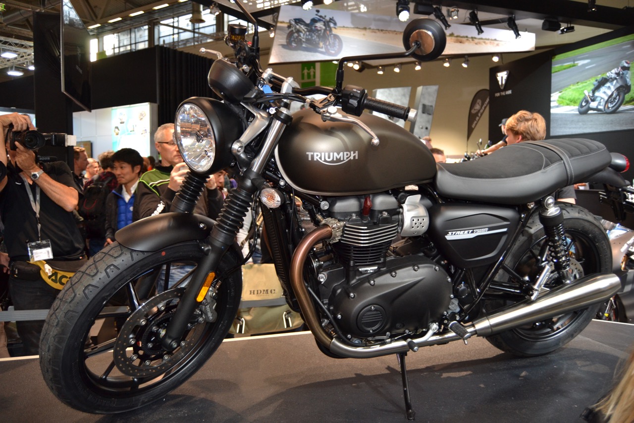 Triumph apresentou hoje na Intermot a nova geração das Triumph Street Twin e Street Scrambler 2019