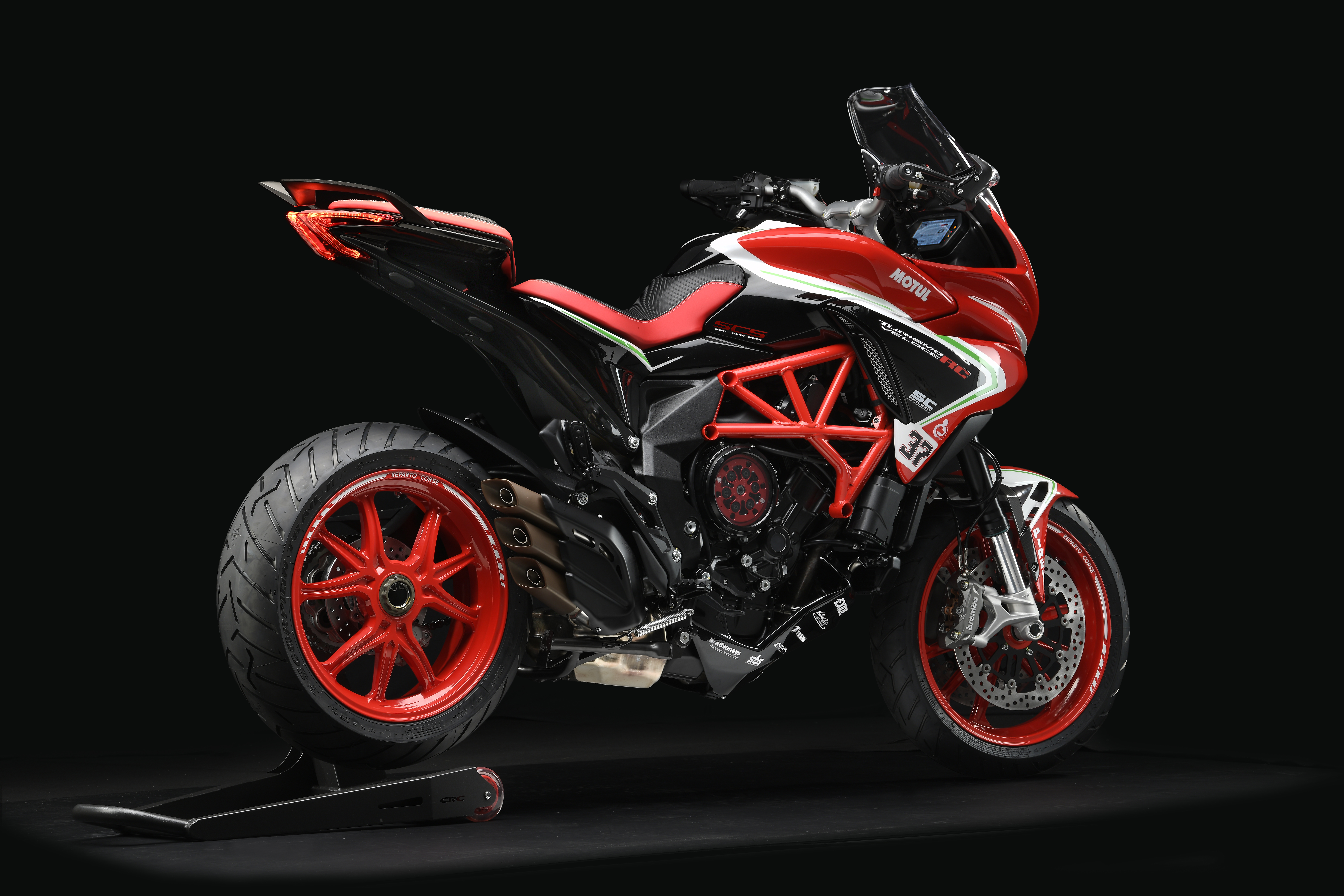 MV Agusta Turismo Veloce 800 RC SCS de 2019 com sistema Rekluse de dupla embraiagem