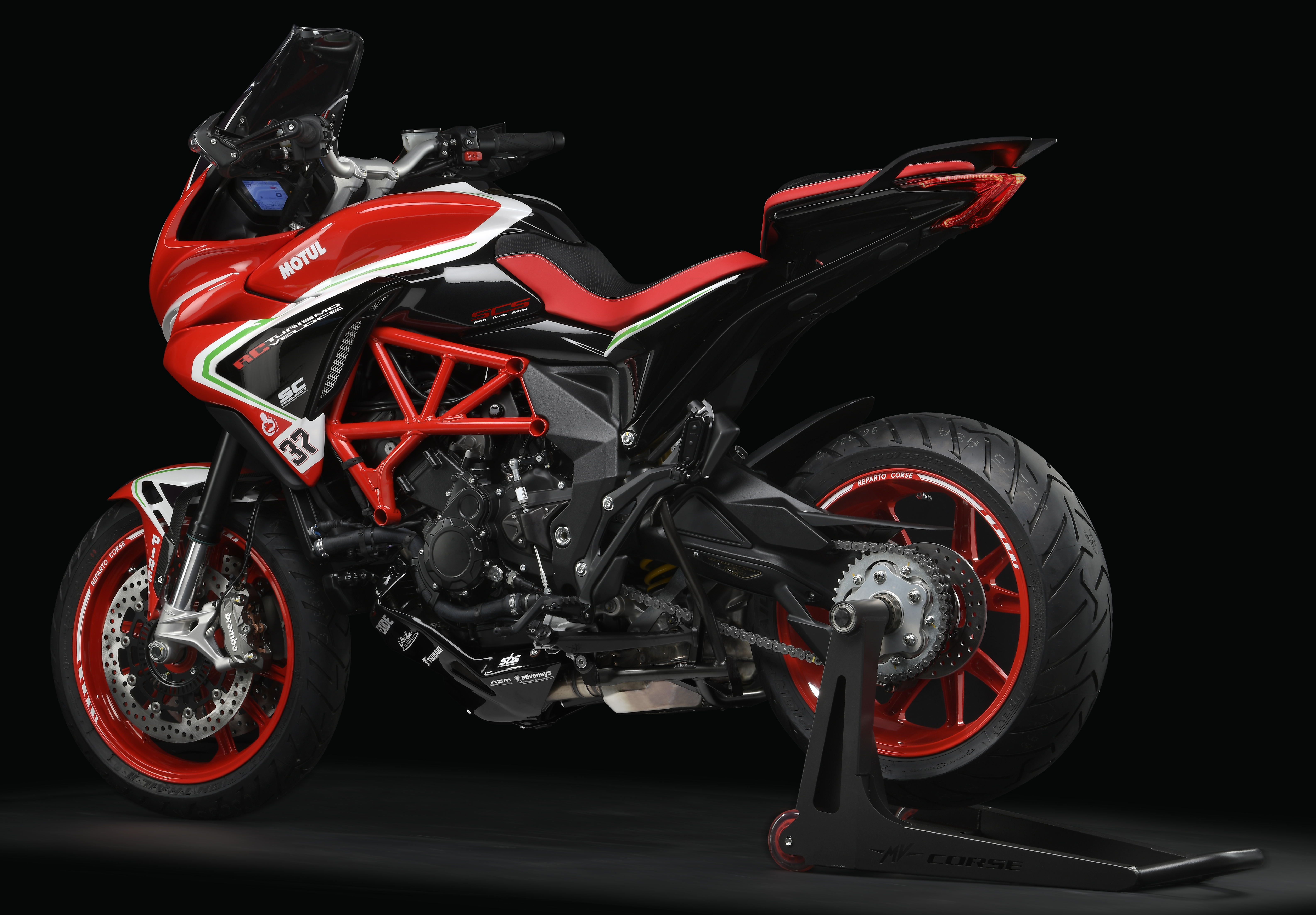 MV Agusta Turismo Veloce 800 RC SCS de 2019 com sistema Rekluse de dupla embraiagem
