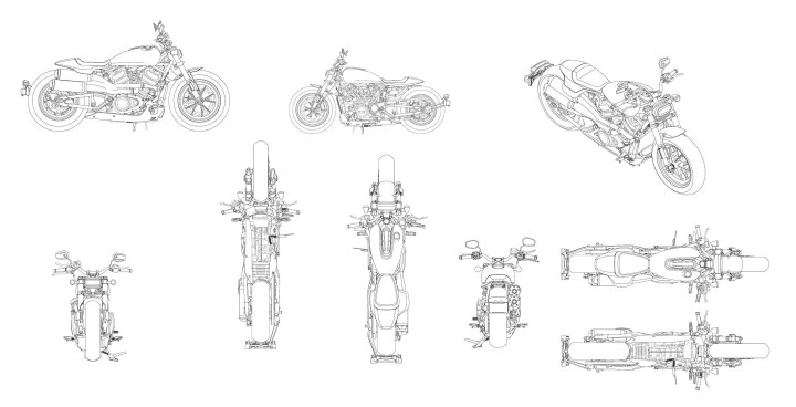 As Harley-Davidson 2020 com novos esquemas já patenteados