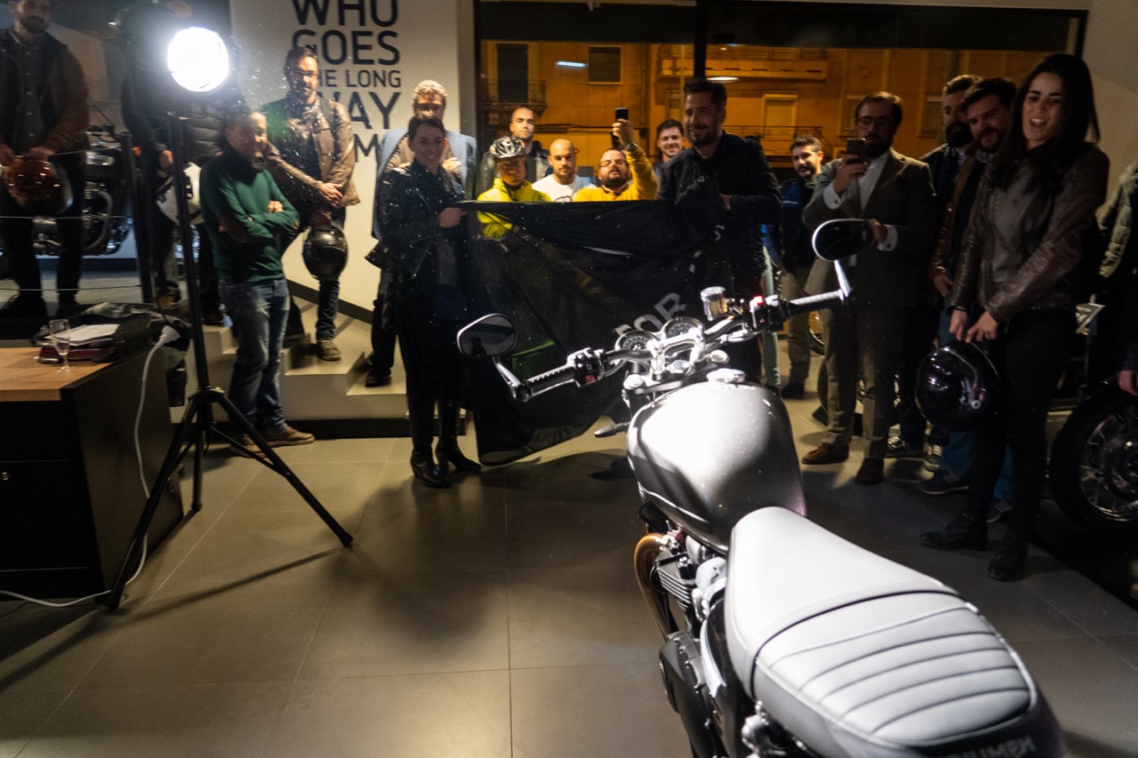 Evento de Apresentação da Triumph Speed Twin em Lisboa