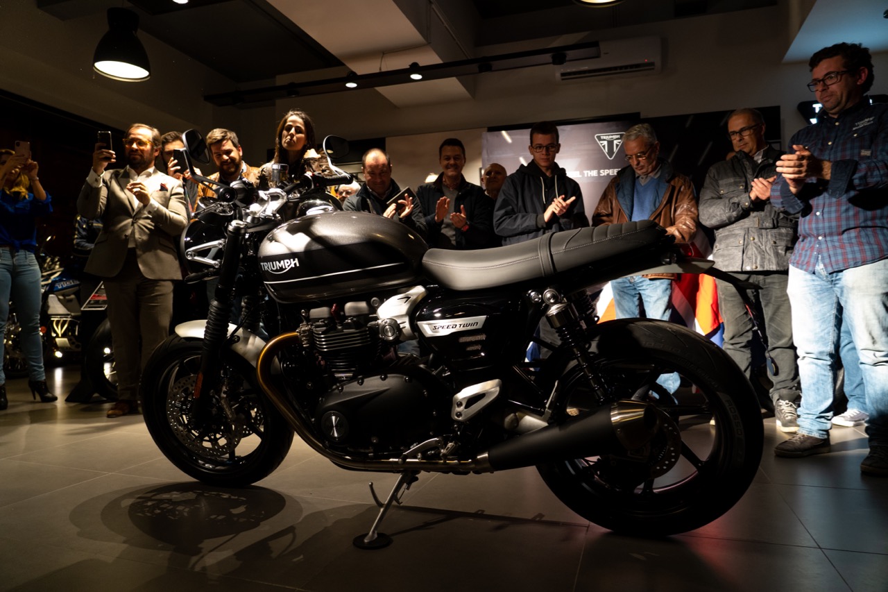 Evento de Apresentação da Triumph Speed Twin em Lisboa