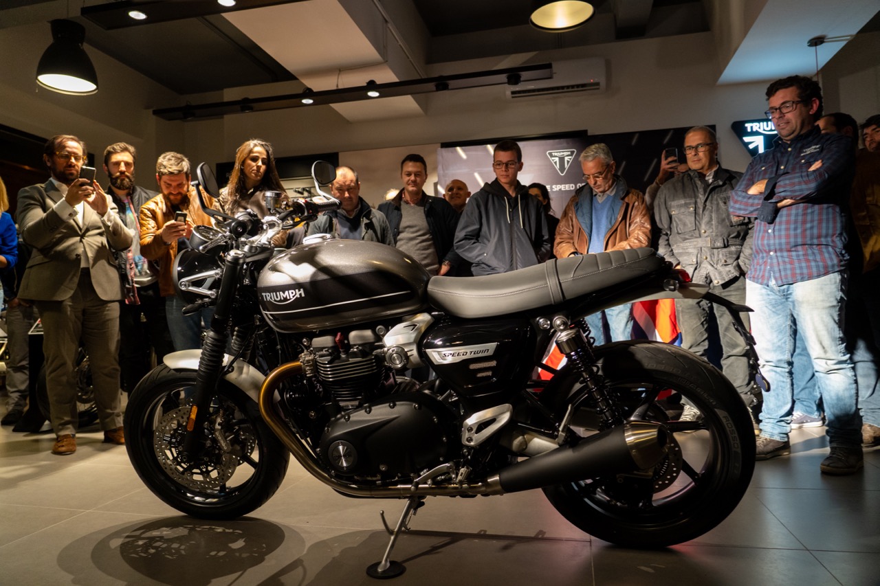 Evento de Apresentação da Triumph Speed Twin em Lisboa