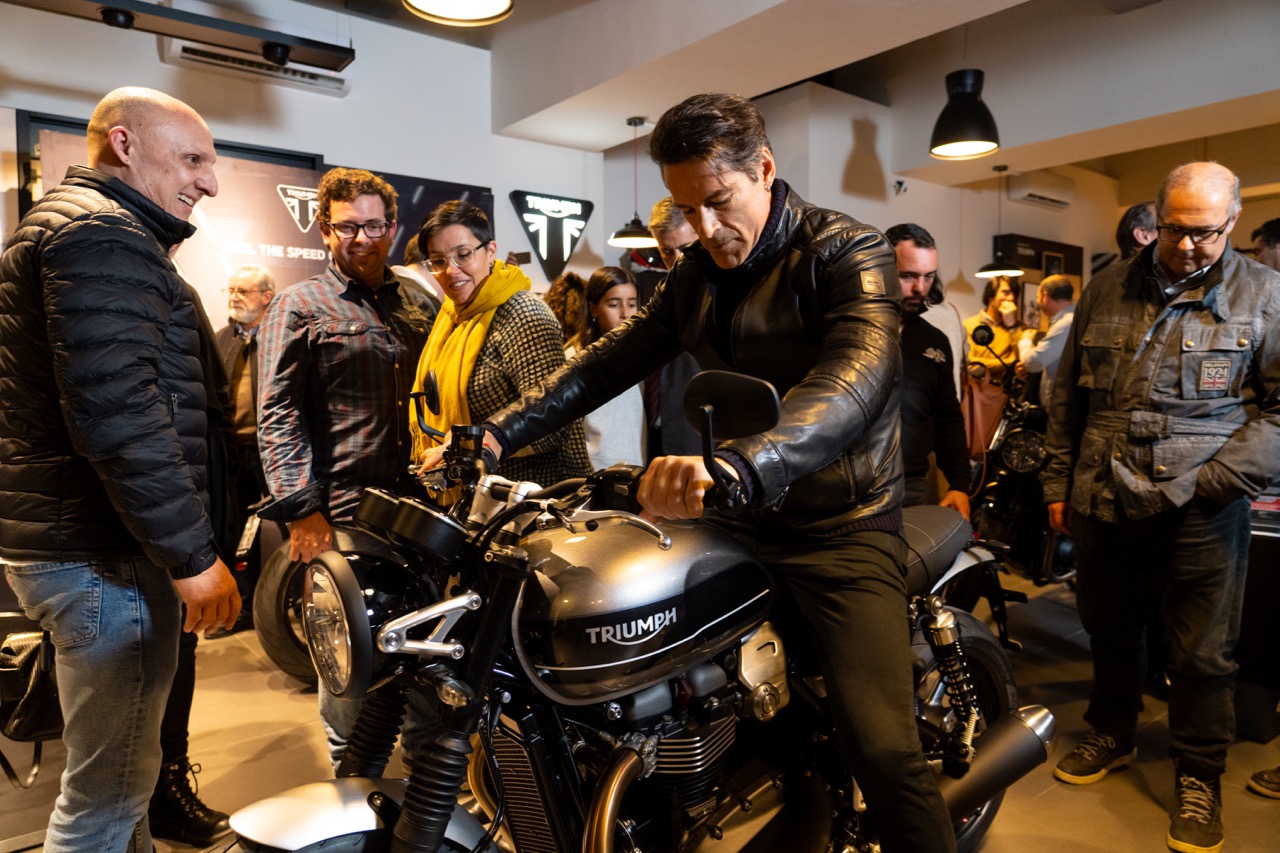 Evento de Apresentação da Triumph Speed Twin em Lisboa