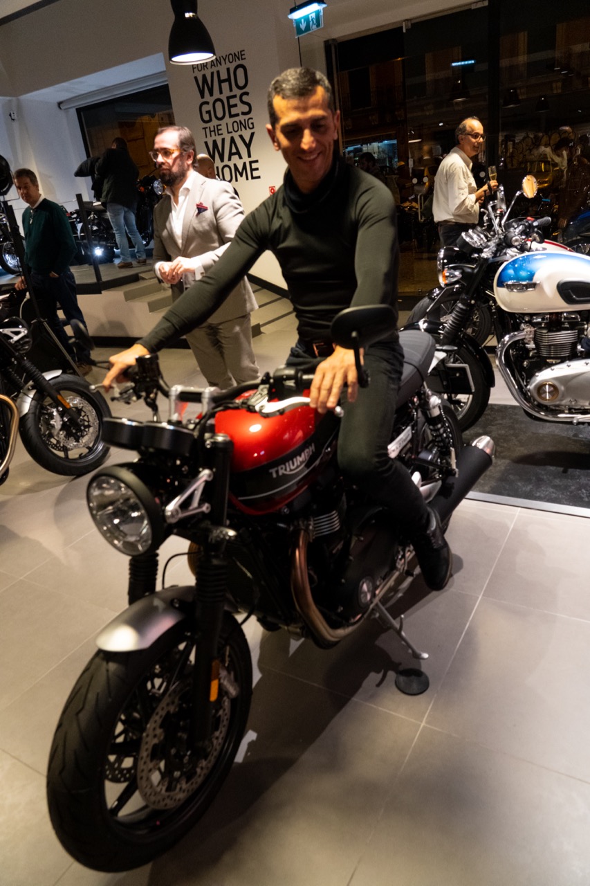 Evento de Apresentação da Triumph Speed Twin em Lisboa