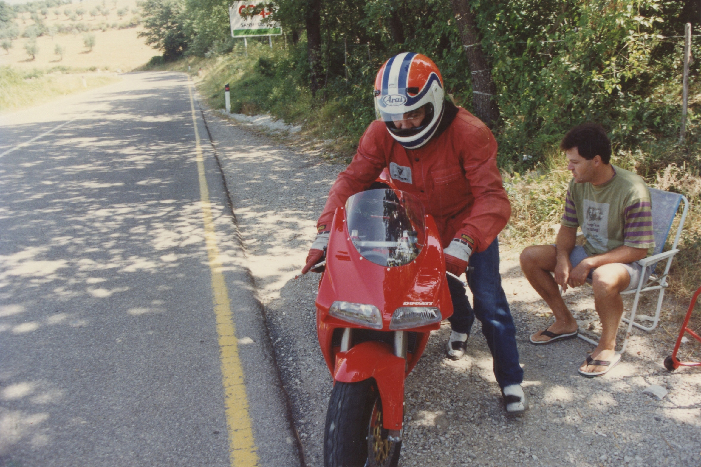 A 916 de Massimo Tamburini em exposição no Museu Ducati