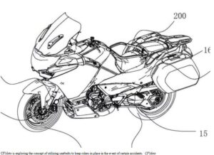 CFMOTO: novas patentes com cintos de segurança para motos thumbnail
