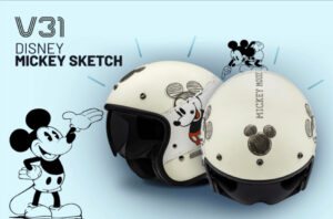 HJC revela o capacete V31 Disney Mickey Sketch, uma homenagem ao Rato Mickey thumbnail