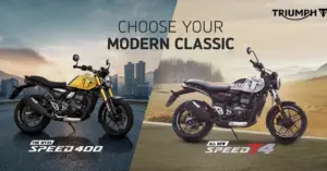 Triumph Motorcycles: novas Speed T4 e Speed 400 lançadas no mercado indiano thumbnail