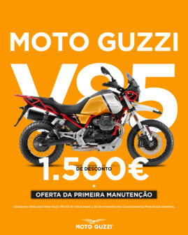 Moto Guzzi: nova campanha com os modelos V100 Mandello, Mandello S e V85 E5 thumbnail