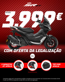 Aprilia: Campanha Aprilia SR GT 125 prolongada até 31 de Dezembro thumbnail