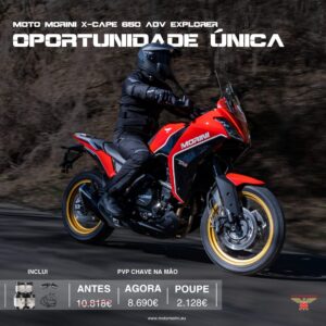 Moto Morini: X-Cape 650 Explorer e 650 ADV Explorer com campanhas imperdíveis thumbnail