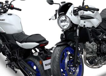 Suzuki SV650X 2025: Café racer exclusiva para o país do ‘Sol Nascente’