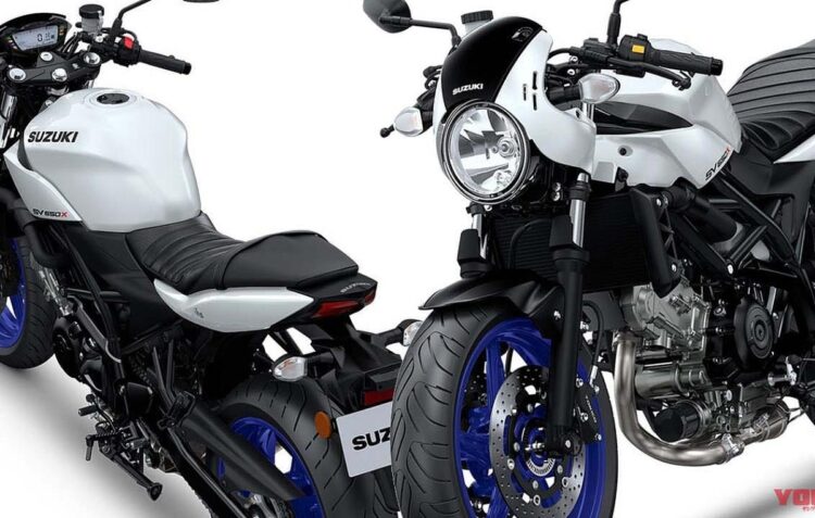 Suzuki SV650X 2025: Café racer exclusiva para o país do ‘Sol Nascente’