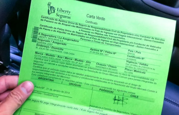 O que é a Carta Verde e para que serve?