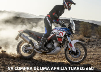 Aprilia: Campanha para o modelo Tuareg com várias ofertas