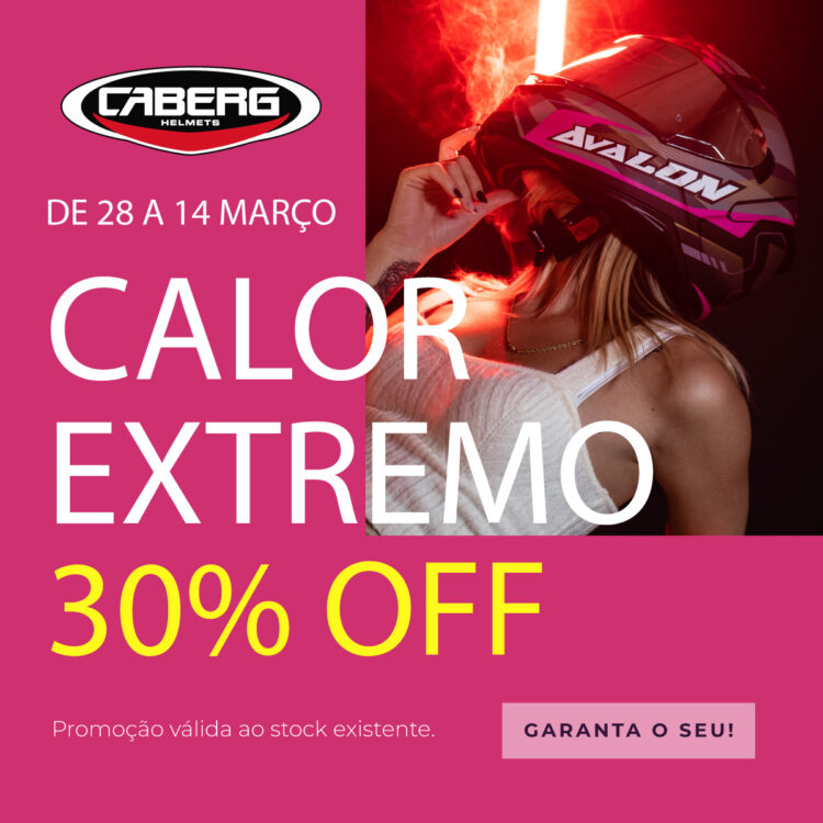 Cais Motor: Promoção imperdível na marca Caberg