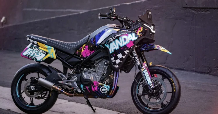 Rolands Sands Design: CFMOTO MT450 personalizada com muito componentes especiais