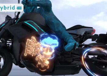 Yamaha MT-09 híbrida em desenvolvimento