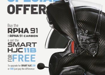 A HJC lança uma promoção exclusiva para o RPHA 91 em maio