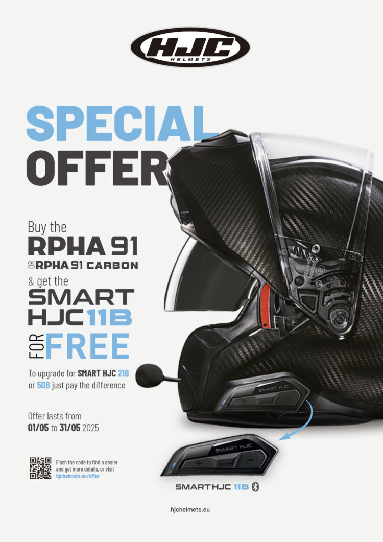 A HJC lança uma promoção exclusiva para o RPHA 91 em maio