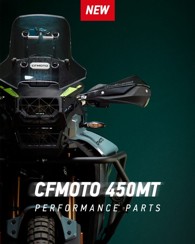 Polisport: Novos acessórios para a CFMOTO 450MT revelados!