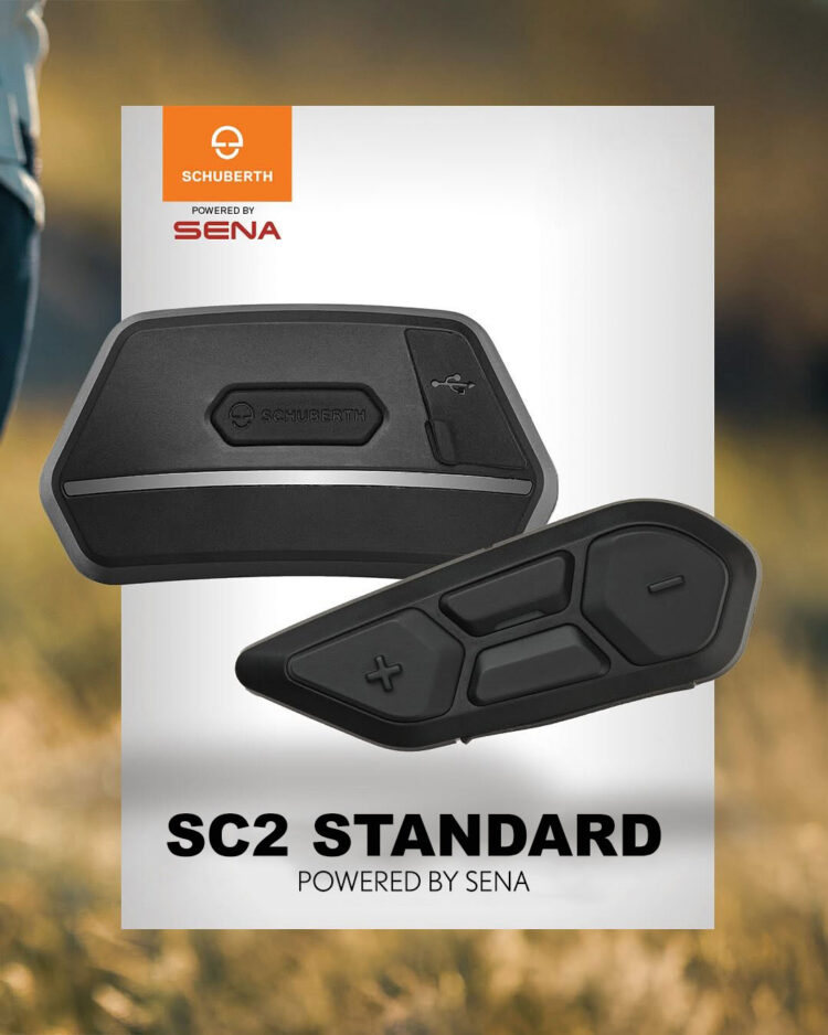 Schuberth: Novo intercomunicador SC2 Standard desenvolvido em conjunto com a Sena