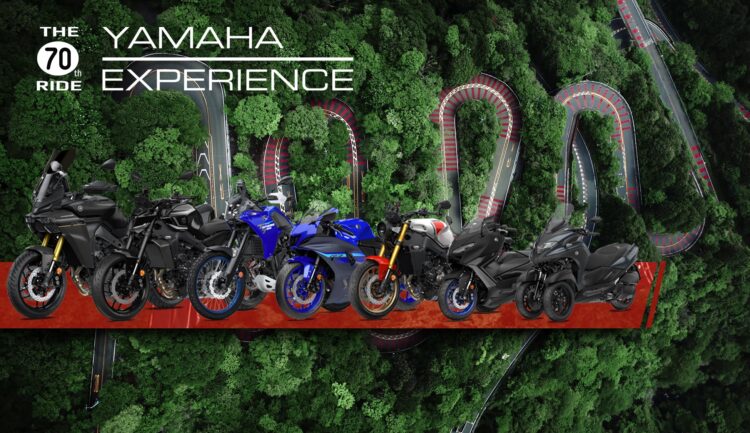 70th Ride Yamaha Experience: 3 eventos. 3 oportunidades únicas