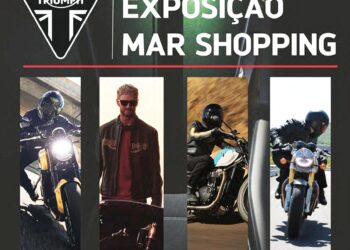 Triumph organiza Exposição da sua gama de motos no MAR Shopping por ocasião do DGR