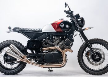 Yamaha XV920R Scrambler by STG Tracker | Mudança de género