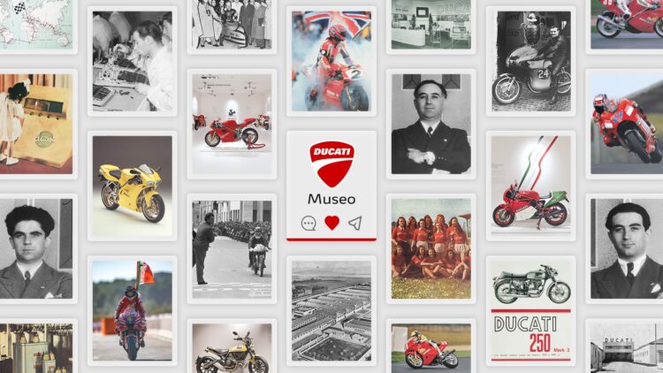 Ducati lança no Instagram uma conta dedicada à narração da sua história!