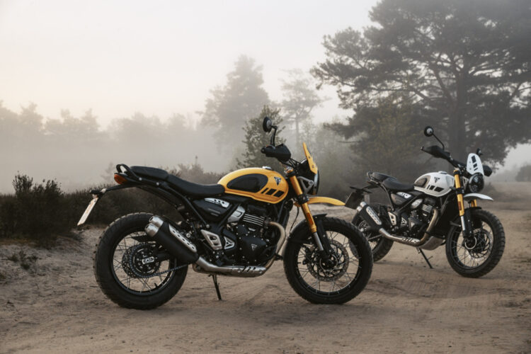 Triumph Scrambler 400 XC:  Estilo robusto alia-se à capacidade off-road