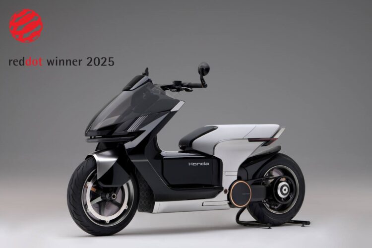 Honda vence nos Red Dot Award com conceitos de motos elétricas e motor V3