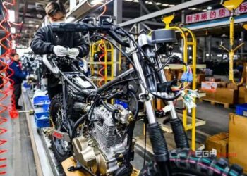 Exportações de motos chinesas continuaram a crescer em julho