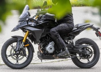 Nova BMW F450 GS apanhada em testes