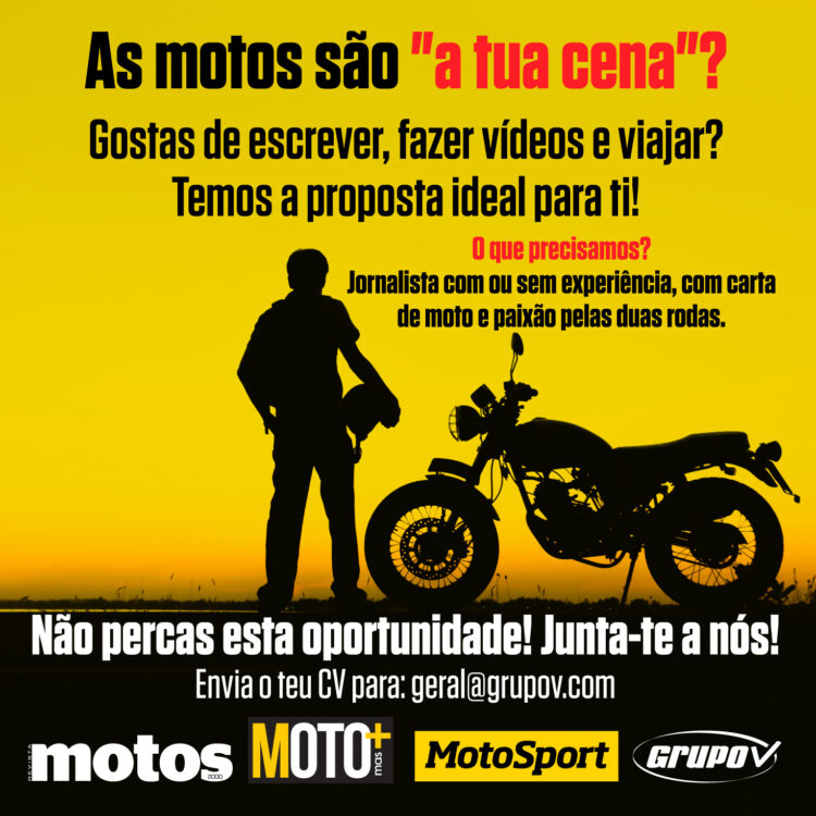 Procuramos jornalista apaixonado por motos