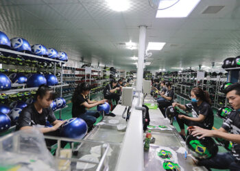 China, o gigante dos capacetes